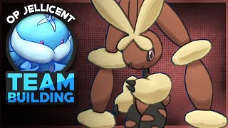 Mega Lopunny Pokemon Showdown OU Team Building WOPJellicent Smogon Sun and Moon OU Team [upl. by Parhe]