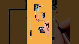 Making Audio Amplifier Speaker speaker diy shorts [upl. by Herminia732]