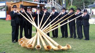 Alphorn Festival Nendaz Switzerland 2011 [upl. by Nnylodnewg457]