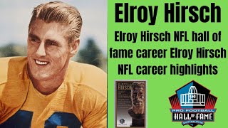 Elroy Hirsch NFL hall of fame career highlights [upl. by Pavlish313]