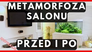 Metamorfoza Przed i Po  Zgłoś remont  Inspiracje  Aranżacje Salon inspiracje Aranżacje salonu [upl. by Namyh]