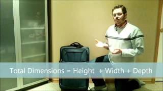 How to Work Out Your Luggage Dimensions [upl. by Annirak]