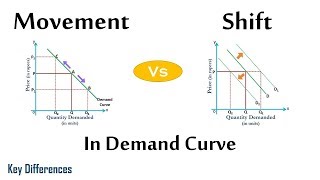 Movement Vs Shift in Demand Curve Difference between them with examples amp comparison chart [upl. by Eenattirb]