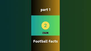 Amazing facts about football you don’t know  crazy football facts part 1 [upl. by Errecart4]