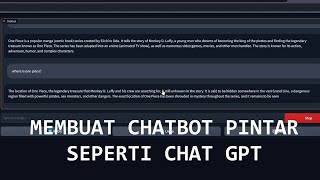 Membuat Chatbot pintar seperti ChatGPT dengan Google Colab [upl. by Goodrich]