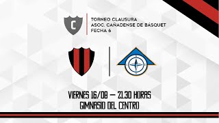 Básquet FECHA 6  CL 24  ACB CARCARAÑÁ VS DEPORTIVO NORTE ARMSTRONG [upl. by Ailecara]