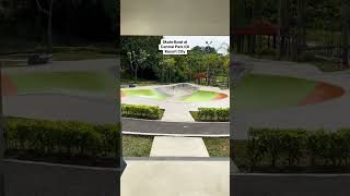 Beautiful park at IOI Resort City Putrajaya with a Skate Bowl skatecommunity [upl. by Ahsratan]