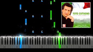 Toto Cutugno  LItaliano Piano Tutorial [upl. by Lose]