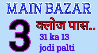 4 September 2024 main bazar matka  main bazar  main bazar today  main bazar chart [upl. by Alyssa472]