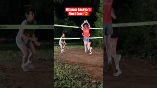 Have you seen a backyard volleyball setup like this🏐🤯FULL vid on Out of System’s YouTube 🏃 [upl. by Flam842]