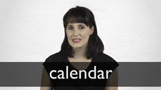 How to pronounce CALENDAR in British English [upl. by Niobe742]