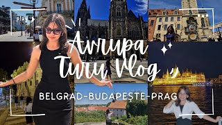 AVRUPA TURU VLOG BelgradBudapeştePrag [upl. by Adelind]