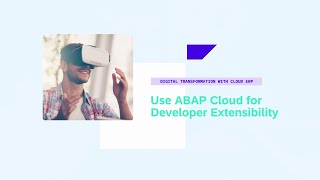 Use ABAP Cloud for Developer Extensibility  DT182v [upl. by Hoffman829]