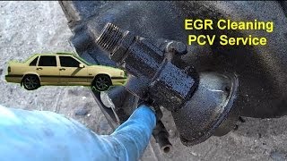 EGR valve cleaning Volvo 850 1993 1994 and 1995  VOTD [upl. by Nafis285]