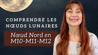 COMPRENDRE LES NOEUDS LUNAIRES EN MAISONS  Nœud Nord en M10M11M12 [upl. by Cordell]