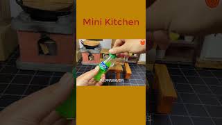 Short  DIY  Mini Kitchen  Miniature Food miniaturecooking tinycooking  S88 [upl. by Amliw]