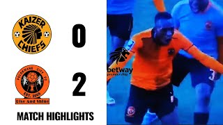 DISAPPONTING RUN CONTINUE FOR KAIZER CHIEFS  AGAINST POLOKWANE CITY  ALL GOALS  HIGHLIGHTS [upl. by Norby514]