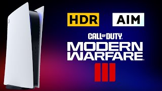 MW3 NEW Best PS5 Settings Footsteps – Controller  HDR Vs SDR [upl. by Airla]