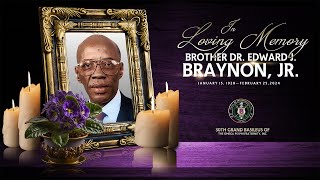 Bro Dr Edward Braynon Jr  Omega Memorial Service [upl. by Maher879]