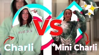 Charli D’amelio Vs MINI Charli  TikTok Compilation 2020  PerfectTiktok HD [upl. by Marnia]