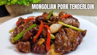 Cook this at home way better  Pork Recipe  Mongolian Pork Tenderloin [upl. by Aziar621]