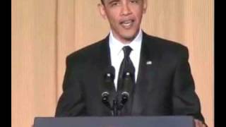 Obama Jokes About Predator Drones At The 2010 White House Correspondents Association Dinner [upl. by Sturges352]