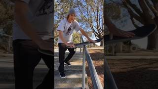 How to boardslide a handrail 🛹 [upl. by Lori]