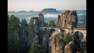 Bastei Germany 4K Cinematic  Sächsische schweiz  DJI Osmo Pocket 3 Sharath Kumar S S [upl. by Einnhoj552]