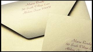 How To Get Printed Invitation Envelopes In 24 Hours [upl. by Anertal348]