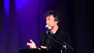 Neil Gaiman performing with FourPlay String Quartet in London [upl. by Aniham]