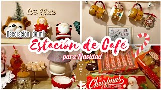 Decorando mi Estación de Café ☕ Navideña 🎀🎄❤️ cocoabar [upl. by Kennet284]