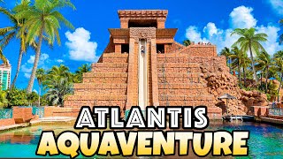 Top 10 BEST Water Slides at Atlantis Bahamas Aquaventure Water Park [upl. by Tiras727]