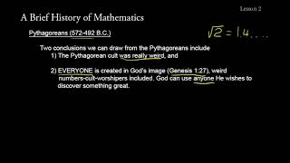 Shormann Pre Algebra Lecture 2 [upl. by Enitsed]