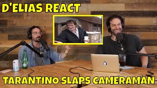 Chris DElia and Matt DElia React to Quentin Tarantino Slapping a Cameraman [upl. by Ocko]