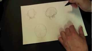 How to Draw a Face  Drawing Lessons  Zeichenkurs Gesicht zeichnen Grundlage [upl. by Rizika5]