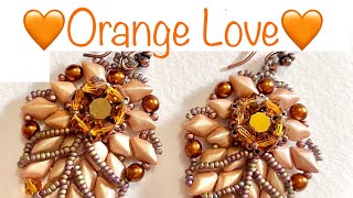 15 Tutorial Foglia Orange Love 🍁🧡 [upl. by Aihsat]