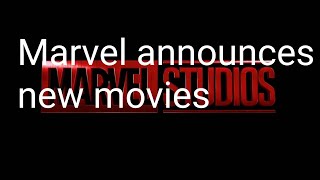 more marvel movies announced [upl. by Mozes]