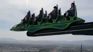 XScream OffRide POV Stratosphere Tower Las Vegas [upl. by Laamaj]