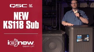 QSC KS118 18inch 3600 Watt Active Subwoofer Overview tutorial demo  Comparison to KW181 idjnowcom [upl. by Htennek]