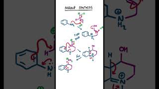 Skraup Synthesis chemistry organicchemistry [upl. by Nelg351]