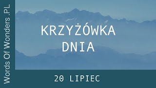 WOW Krzyżówka Dnia 20 Lipiec [upl. by Melloney]