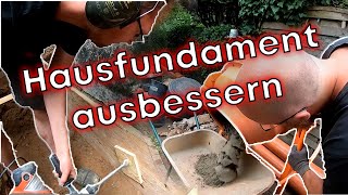 Hausfundament ausbessern  Hohlkehle  Keller Isolieren [upl. by Angle]