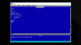 Episode 19 Fibonacci Series in QBASIC [upl. by Eldorado856]