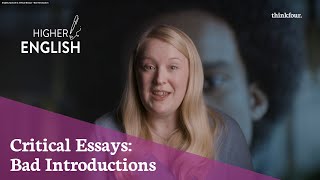 Higher English  Critical Essays how do I write an introduction [upl. by Schuyler293]