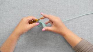 Herringbone Half Double Crochet LeftHanded Tutorial [upl. by Claire]