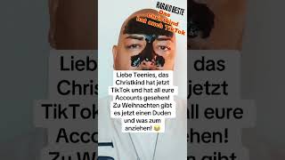 weihnachten christkind geschenke bayrammubarak heiligabend tiktok account duden klamotten [upl. by Inglebert]