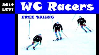 WC Racers FREESKIING  Levi 2014 vintageREMAKE [upl. by Nalyd]