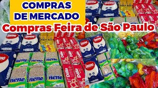 COMPRAS DE MERCADO E COMPRAS NA FEIRA DE SÃƒO PAULO  ESCLARECIMENTO DO MEU SUMIÃ‡O [upl. by Elenore]