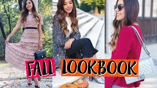 AUTUMN LOOKBOOK 2017 🍁 6 OUTFIT FOR FALL  Vanessa Ziletti [upl. by Donnie]