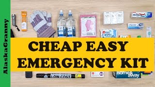 Cheap Easy Emergency KitDIY Disaster Catastrophe Essentials [upl. by Iaht834]